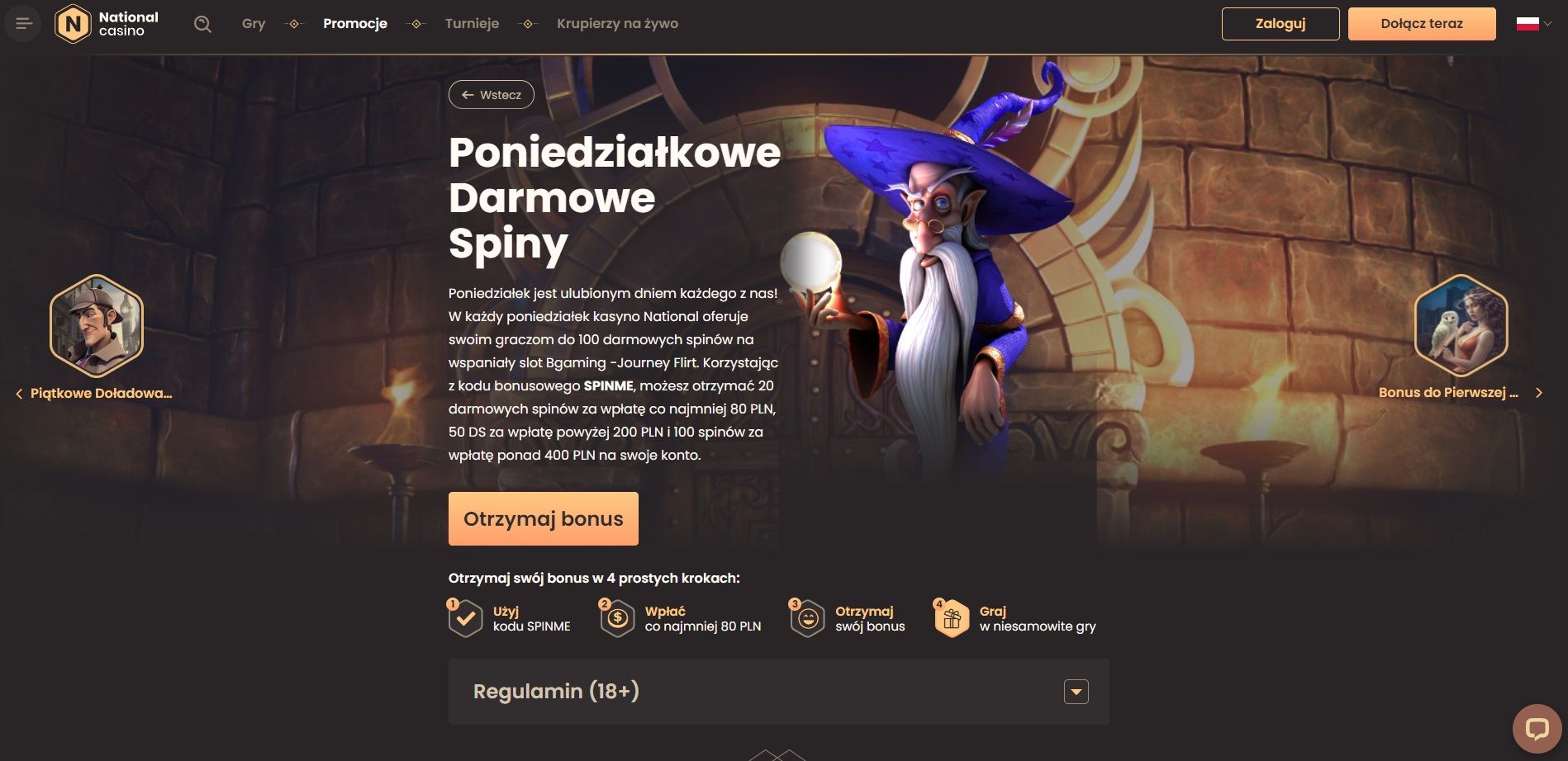 National Kasyno Online - Recenzja kasyna, bonusy i promocje