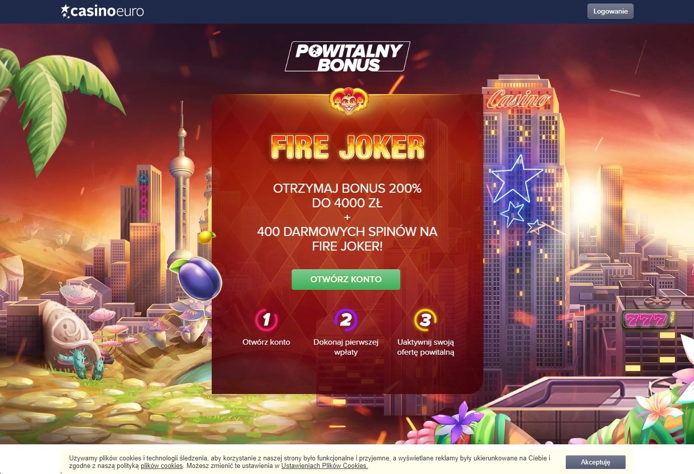 casinoeuro promocje Najważniejsze zalety serwisu Euro Casino